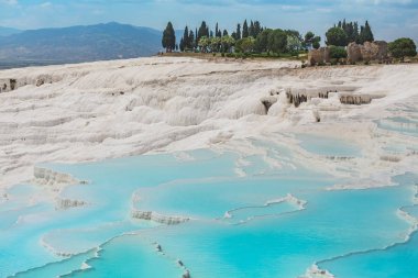 Türkiye, nadir doğal olay Pamukkale egzotik incisi