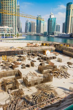 Dubai, Birleşik Arap Emirlikleri - 16 Kasım: dubai marina. dubai UAE gökdelenlerin inşası 16 Kasım 2012
