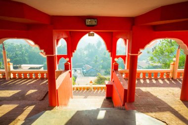 India, Goa, 8 March 2017.  Maruti Temple (Hanuman Temple) in Panjim clipart