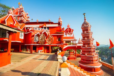 India, Goa, 8 March 2017.  Maruti Temple (Hanuman Temple) in Panjim clipart