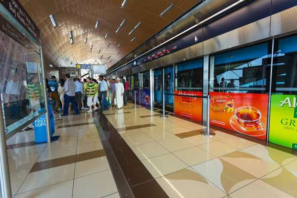 Dubai Uae November Dubai Metro World Longest Fully Automated Metro — Stock Photo, Image