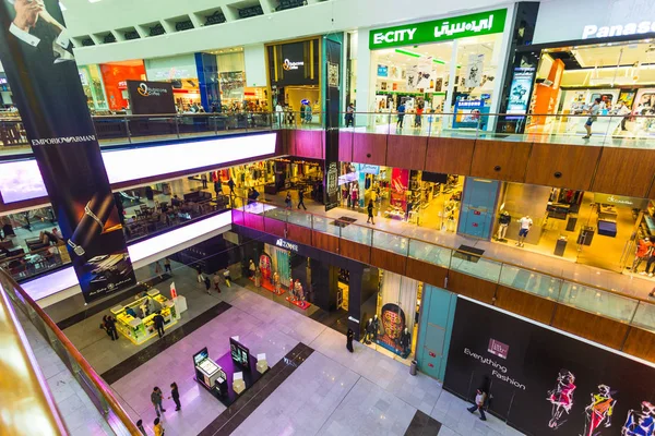 Dubai Eau Octobre Grand Centre Commercial Monde Basé Sur Superficie — Photo