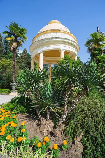 Russie Sotchi Gazebo Dans Parc Ville Dendrarium Arboretum — Photo