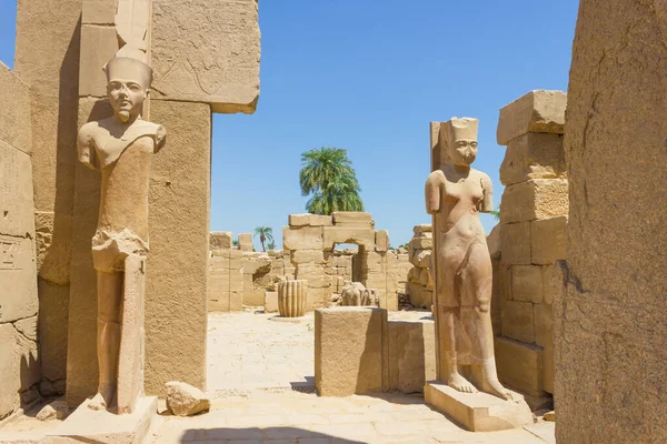 Стародавні руїни храму Карнак в Єгипті — стокове фото