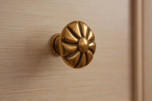 Handle Drawer Cabinet Bedside Table — Stock Photo, Image