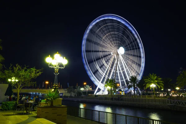 Eye Emirates Ferris Wheel Qasba Shajah Émirats Arabes Unis Images De Stock Libres De Droits