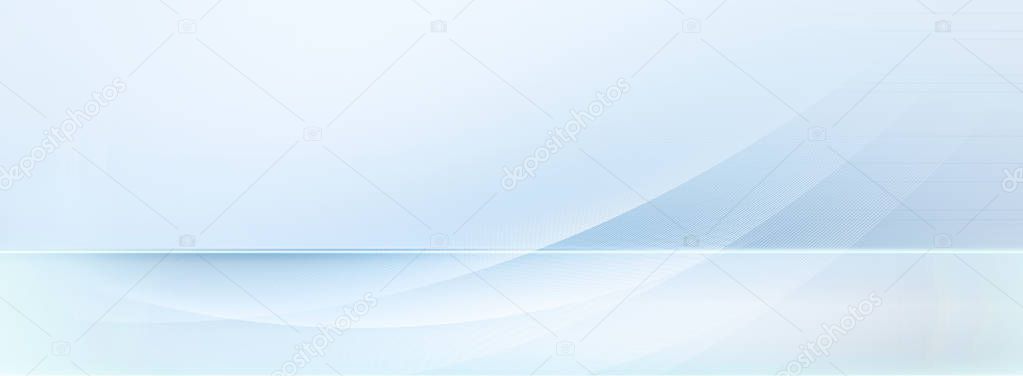 light blue and white motion lines on blurred light blue backgrou