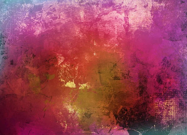 Collage de medios mixtos rosa púrpura — Foto de Stock