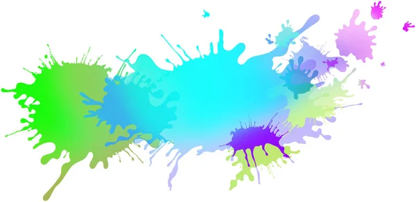 Abstrakte isolierte bunte Pastellfarbe und Splatter-Hintergrund — Stockfoto