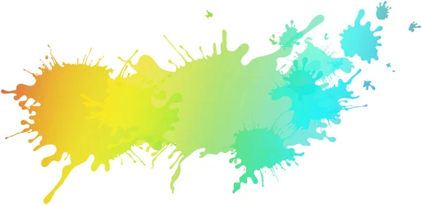 Abstract geïsoleerde kleurrijke verf en splatter achtergrond — Stockfoto