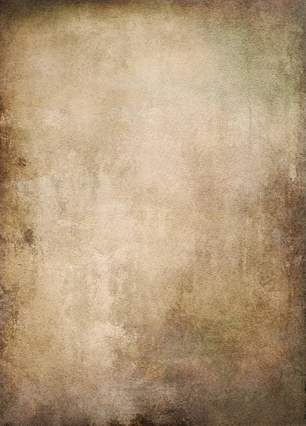 Старый выцветший пергамент в коричнево-бежевых тонах сепии — стоковое фото