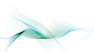 eğri çizgiler farklı tonları, renk tonları ve gölgeler beyaz ve bulanık açık mavi renkli Tarih içinde. Soyut hareket kavramı yatay arka plan afiş.