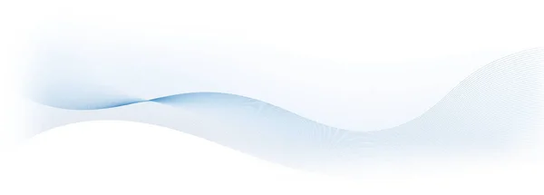 Verschiebung Hellblauer Bewegungslinien Und Verschwommener Wellenformen Auf Weißem Hintergrund — Stockfoto