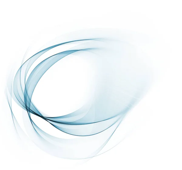 Shifting Light Blue Motion Lines Blurred Wave Shapes White Background — Stock Photo, Image