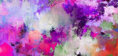 Abstract paint textures background created by using different photographs, scans and hand painted layers, acrylics and oils. Art, leisure, subdued, rough, backdrop. clipart