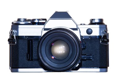  Bir vintage analog film kamerası