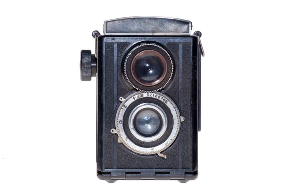 Vintage analogových film fotoaparát — Stock fotografie
