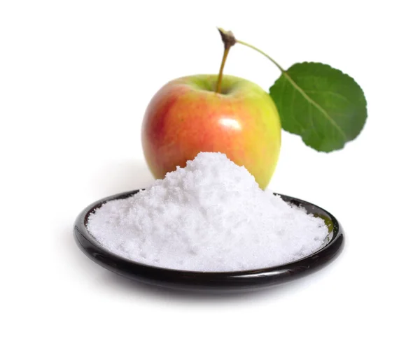Fruktos, eller fruktsocker med apple — Stockfoto