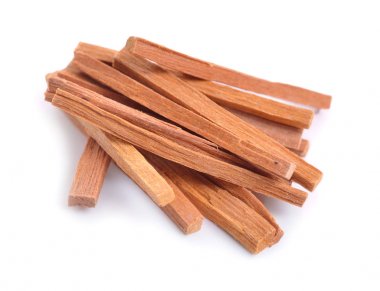 Chandan or sandalwood sticks isolated clipart