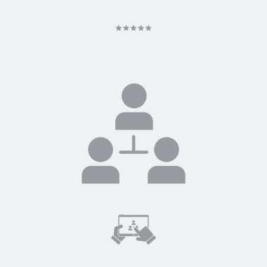 Takım Ağ - Minimal vektör simgesi