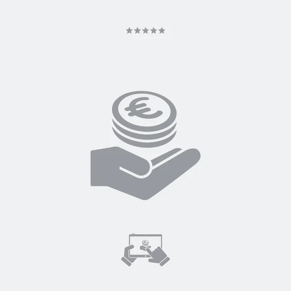 Financial services - Minimal icon — Stock Vector