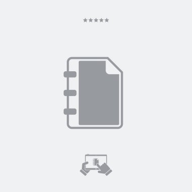 Kitap - Minimal tek simge