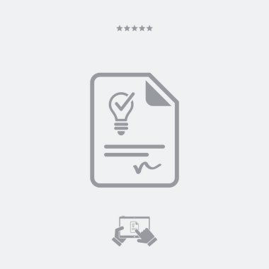 Elektrik Servisi - vektör web simgesi için sözleşme