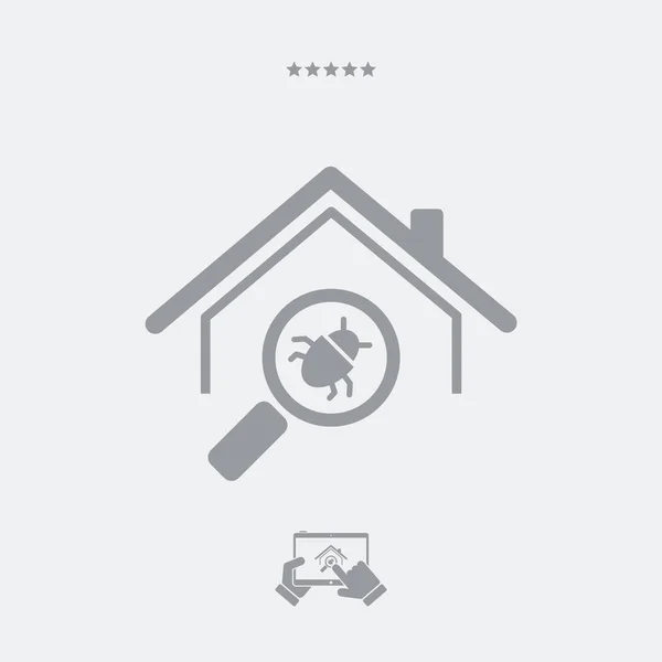 Pest control service - vektor web icon — Stock vektor