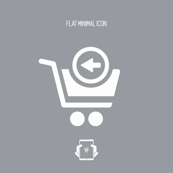 Refaire boutique en ligne icône — Image vectorielle