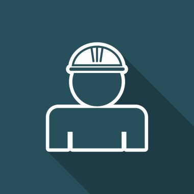 Tek izole alt simge vektör çizim