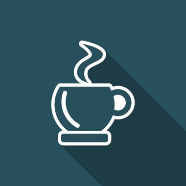 Tek izole kase simge vektör çizim