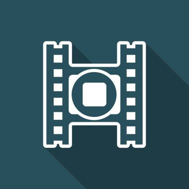 vektör çizim tek izole dur simgesi