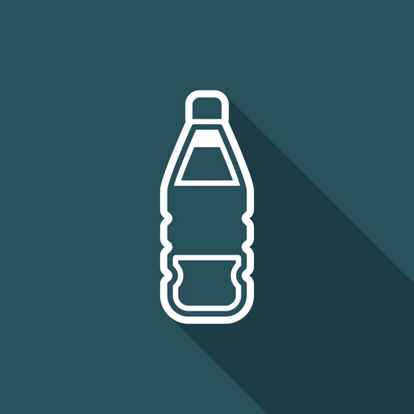 Vectorillustratie van drankje fles pictogram — Stockvector