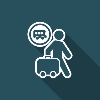 İzole edilmiş tek tatil simgesinin vektör illüstrasyonu