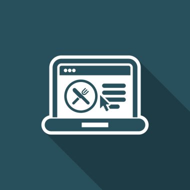 Gıda bilgisayar simgesinin resmi