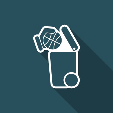 Atık toplama simgesini ayır