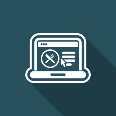 Gıda bilgisayar simgesinin resmi