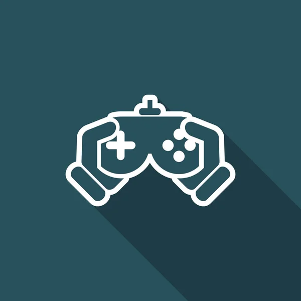 Vector illustration of single isolated videogame icon — Wektor stockowy