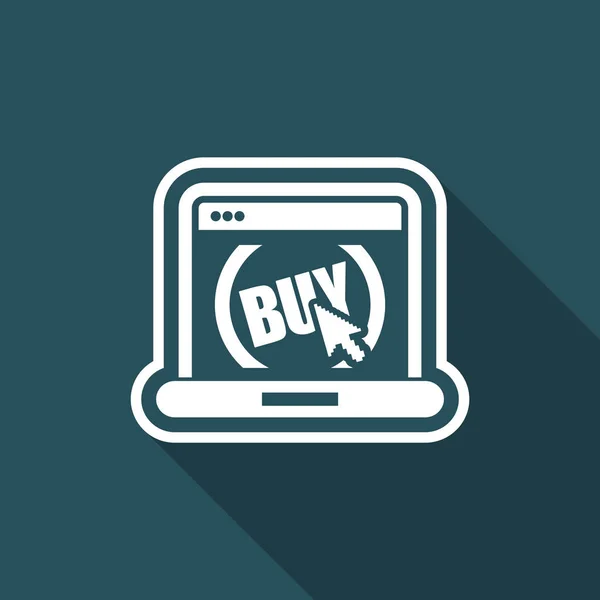 Comprar botão no site —  Vetores de Stock