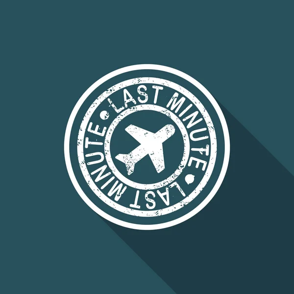 Last minute airline offer — Stock Vector
