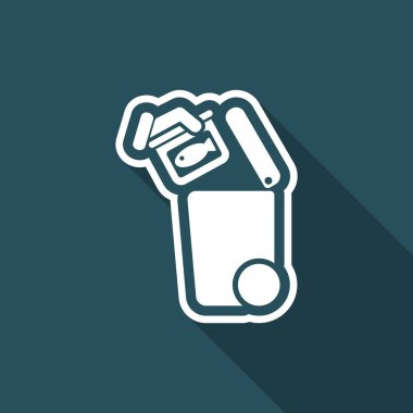 Atık toplama simgesini ayır