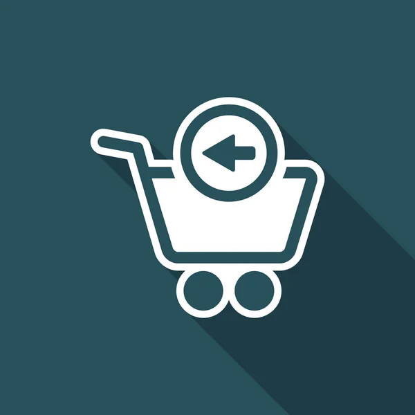 Redo web shop icon — Stock Vector
