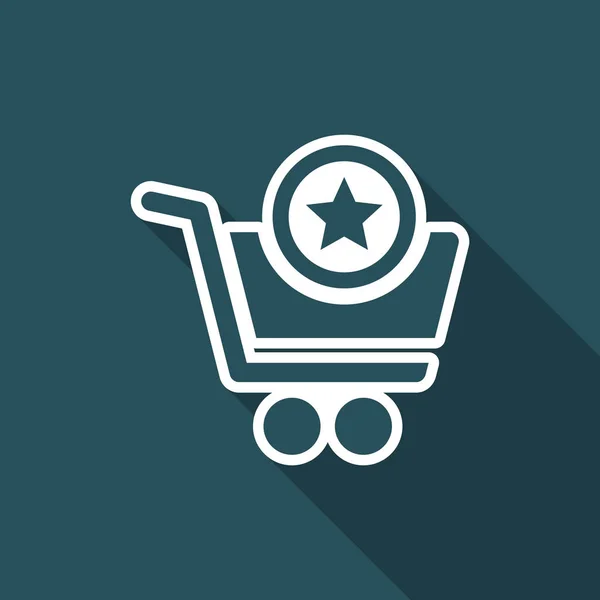 Zákaznické hodnocení - nakupování ikony — Stockový vektor