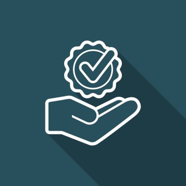 En iyi hizmetleri - vektör düz simgesi