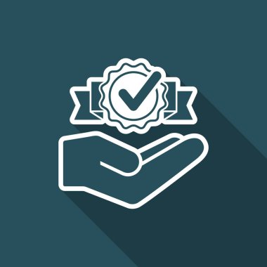 Premium hizmetler - vektör düz simgesi