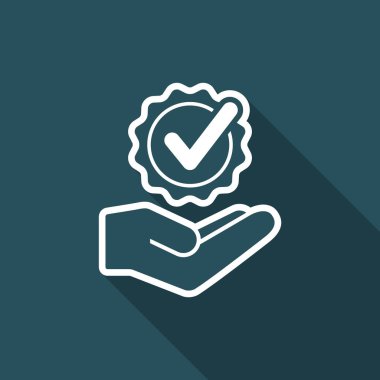 Servis teklifi - onay en iyi seçenek - Minimal simgesi