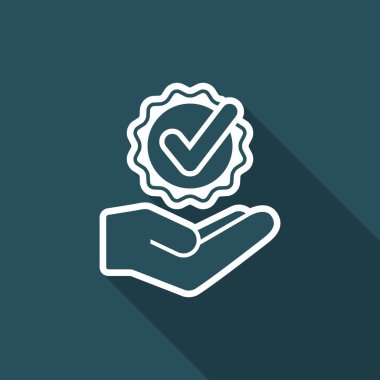 Servis teklifi - onay en iyi seçenek - Minimal simgesi