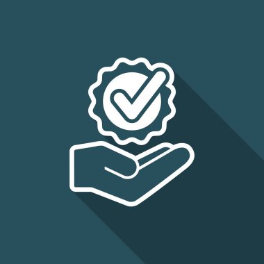 Servis teklifi - onay en iyi seçenek - Minimal simgesi