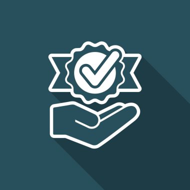 Servis teklifi - onay en iyi seçenek - Minimal simgesi