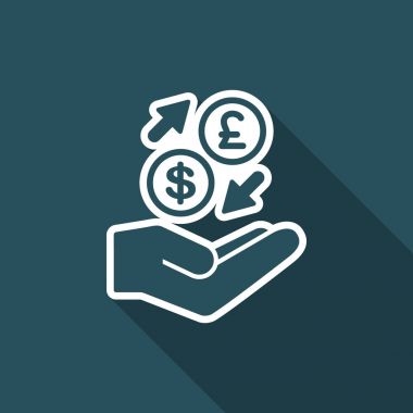 Doları/Gümüş - Minimal simgesini para exchange hizmet